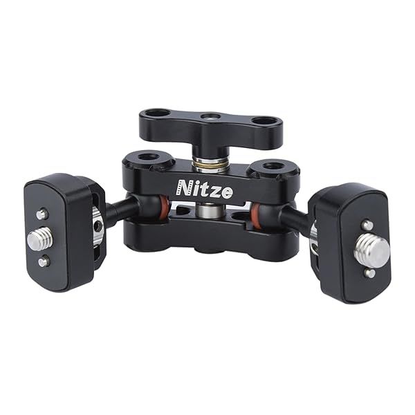 "Nitze Articulating Magic Arm N50D: 3 KG Load Capacity with 3/8" & 1/4" ARRI Locating Pins for Cameras"