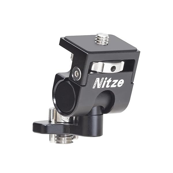 "Buy Nitze N54-F4 Field Monitor Mount with 3/8" ARRI Pins - Adjustable Swivel & Tilt Low Profile Holder"