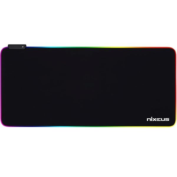 Enhance Your Gaming Setup with Nixeus Type-X RGB Gaming Mouse Pad (TYPEX-RGBMP) - Ultimate Precision & Style