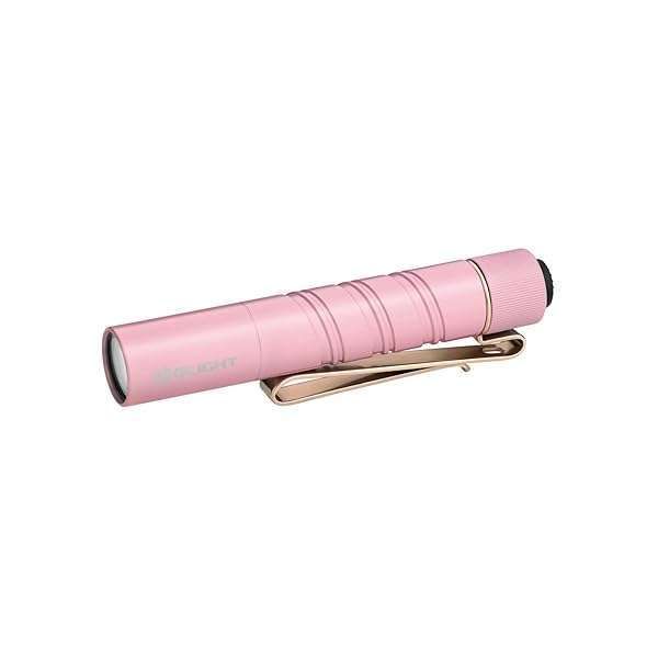 OLIGHT I3T 2 EOS Pocket Flashlight: 200 Lumens Compact EDC Light for Camping & Hiking - Sweet Pink Edition