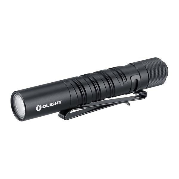 OLIGHT I3T EOS: 180 Lumens Dual-Output EDC Flashlight for Camping & Hiking - Slim, Tail Switch, AAA Battery Powered