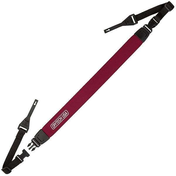 Shop OP/TECH USA Fashion Strap in Wine - Stylish & Durable Camera Accessory