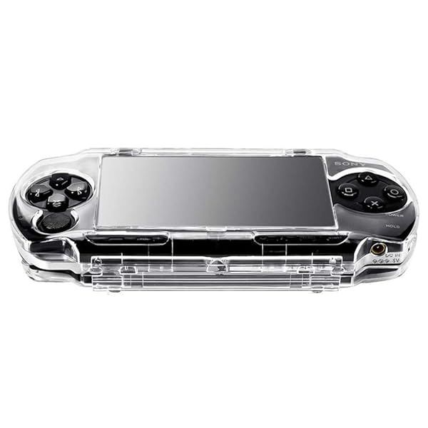 OSTENT Clear Crystal Hard Case for Sony PSP 1000 - Durable Travel Protector Shell