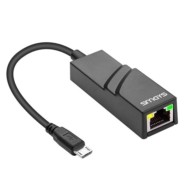 OTG Micro USB Ethernet Adapter for Raspberry Pi Zero & Android Tablets - USB to RJ45 LAN for Fast Network Connection