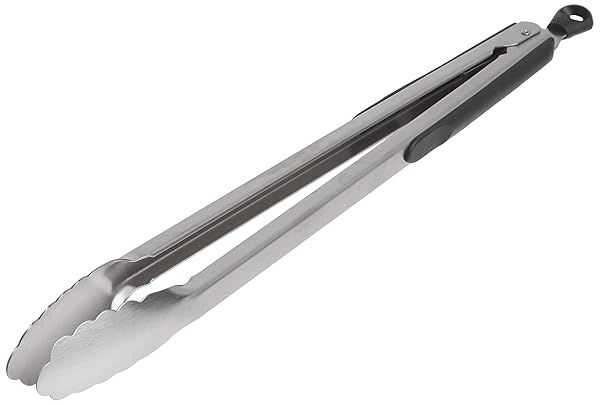 OXO Good Grips 16-Inch Locking Tongs - Durable Silver Kitchen Tool for Easy Cooking & Serving