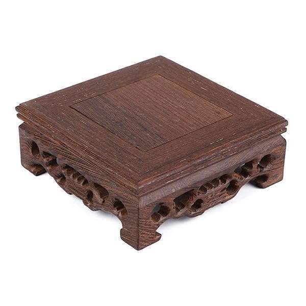 Oriental Furniture Wooden Display Stand for Teapots, Vases & Bonsai - Perfect Office Decoration