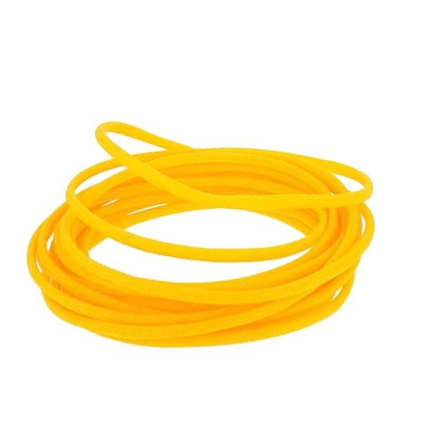 OTMRO 5m Expandable Cable Sleeving - Protect Cords from Pets | Flexible Wire Mesh for TV, Audio & PC - Yellow