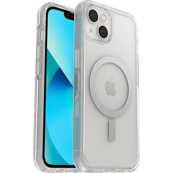 OtterBox iPhone 13 Symmetry Series+ Case: Clear, MagSafe-Compatible, Ultra-Sleek Protection for Camera & Screen