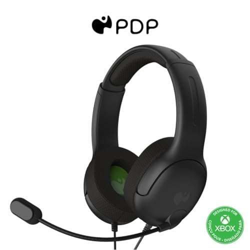 Buy PDP Gaming AIRLITE Xbox Headset - Noise-Cancelling, Lightweight, Wired for Xbox Series X|S, Xbox One & PC