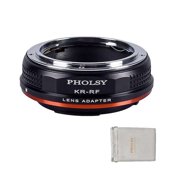 PHOLSY Lens Mount Adapter: Konica AR to Canon EOS RF for R8, R6 Mark II, R5 & More