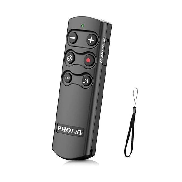 PHOLSY Wireless Remote Commander for Sony Cameras: ILCE-a1, a6400, a6600, a7 Series & More - Shutter Release Control
