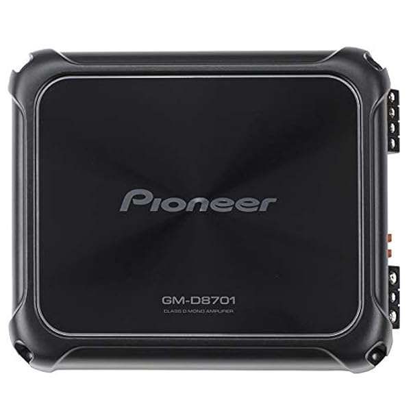 "Powerful PIONEER 500W Mono Class D Amplifier - Compact 13"x10.75"x4.5" Design for Superior Sound"