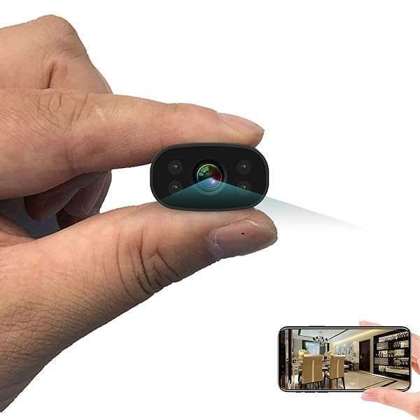 PNZEO W3 Mini Hidden Camera: Portable WiFi IP Security Camera for Home & Remote Viewing