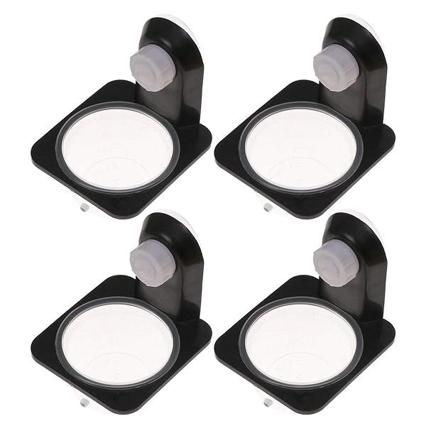 POPETPOP 4pcs Reptile Food & Water Bowls for Lizards, Geckos & Tortoises - Essential Pet Accessories