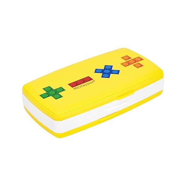 PROfezzion 72 Slots Switch Game Card Case - Water-Resistant Organizer for 48 Micro SD & 24 Nintendo Switch Games (Yellow)