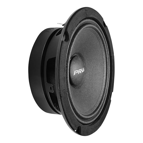 "PRV AUDIO 6.5" Shallow Midrange Speaker 200W 4 Ohm - Slim Car Audio for Doors (Single)"