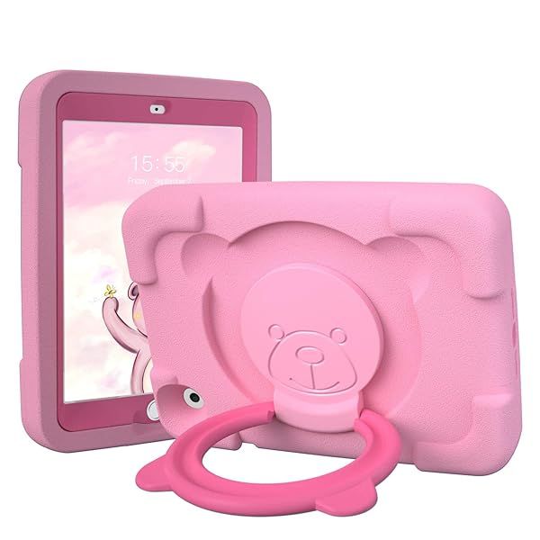 Buy PZOZ Kids Case for iPad Mini 1/2/3 - Shockproof, Cute, Heavy Duty, Folding Stand - Perfect for Boys & Girls (Pink)