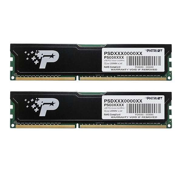Patriot Memory Signature DDR3 16GB Kit (2x8GB, 1600MHz, CL11) - High Performance RAM with Heatshield