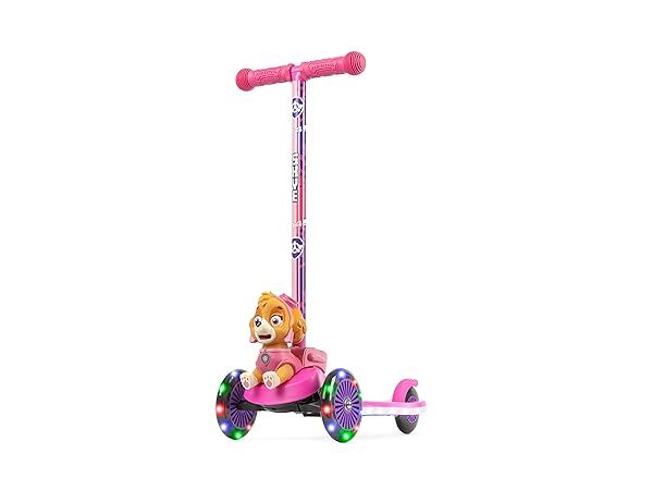 Skye Kick Scooter for Kids - 3-Wheel Light Up, Anti-Slip Deck, Lean to Steer, Lightweight, 75 LB Limit - Perfect for Ages 3+