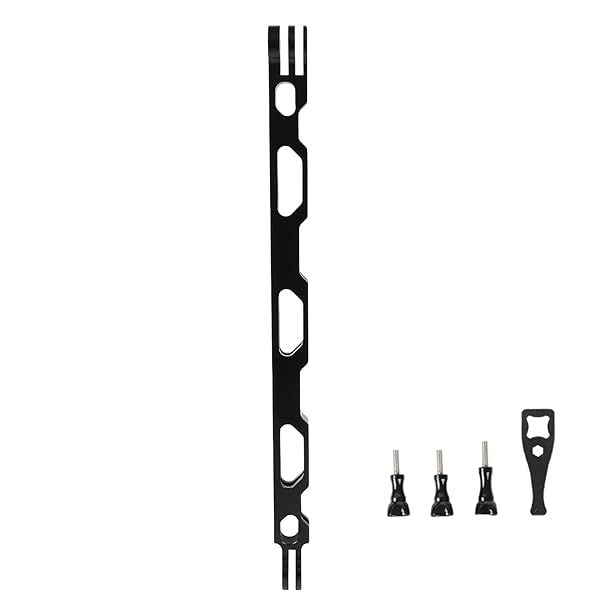 "PellKing 9.8" Metal Helmet Mount for Insta360, GoPro, DJI Osmo & Akaso - Ultimate Moto Stick Holder"