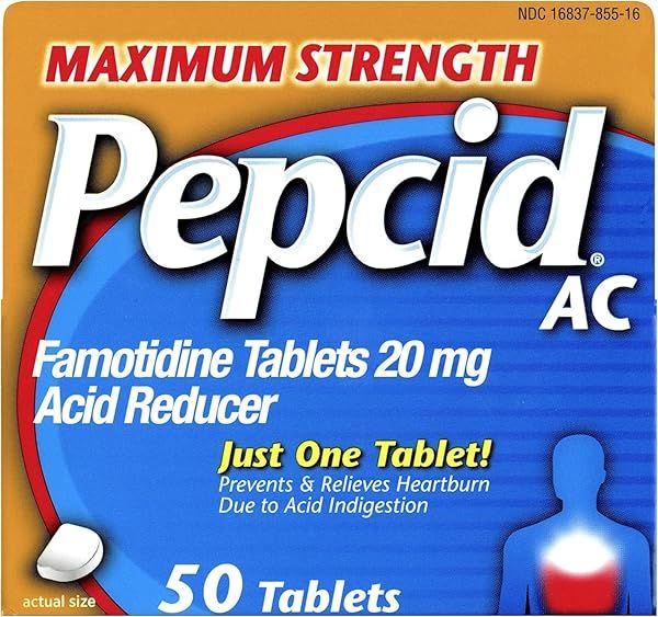 Pepcid AC Maximum Strength Tablets - 100 Count for Fast Acid Relief | Buy Now!