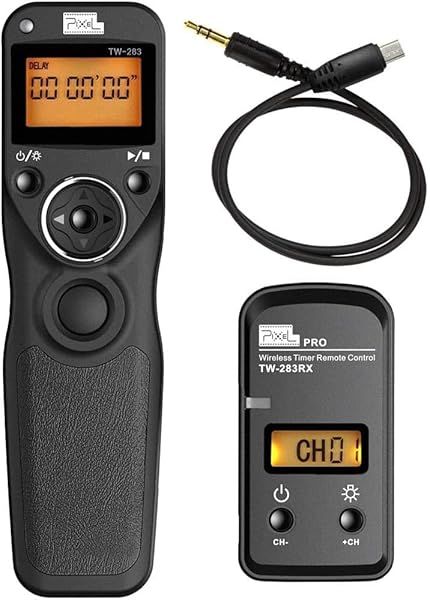 Pixel Timer Shutter Release TW283-S2 for Sony A58, A7 Series, RX100 & More - Perfect Remote Control for Photographers