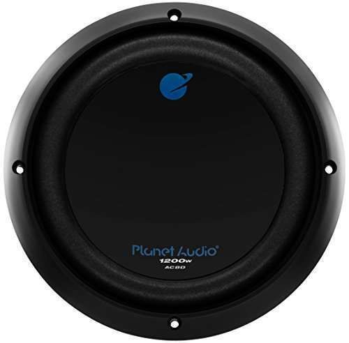 "Planet Audio AC8D Anarchy 8" Car Subwoofer - 1200W Max, Dual 4 Ohm Voice Coil, Perfect for Amplifier Hookup"