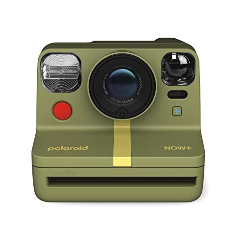 Polaroid Now+ 2nd Gen Instant Film Camera - Bluetooth App Control, Forest Green (9075)