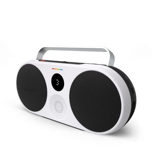 Polaroid P3 Music Player: Retro-Futuristic Bluetooth Boombox with Dual Stereo Pairing & Rechargeable Battery