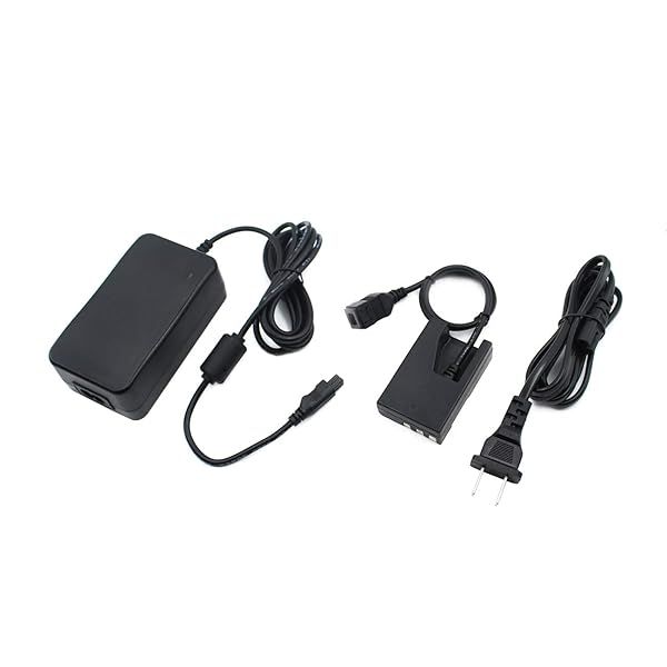 PowEver EH-5 Plus EP-5 AC Power Adapter for Nikon D40, D60, D3000, D5000 - Reliable Charger for DSLR Cameras