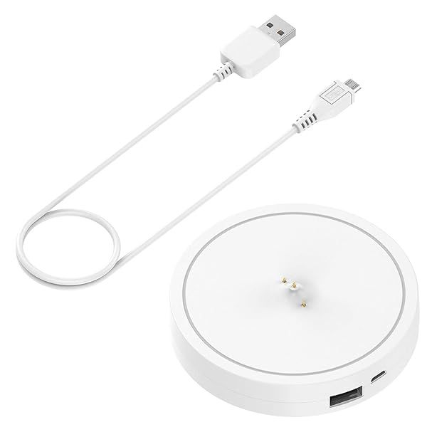 Power Up Charging Dock for UE Boom 3 & Megaboom 3 - Cradle Stand with Extra USB Port & 3.3ft Cable (White)