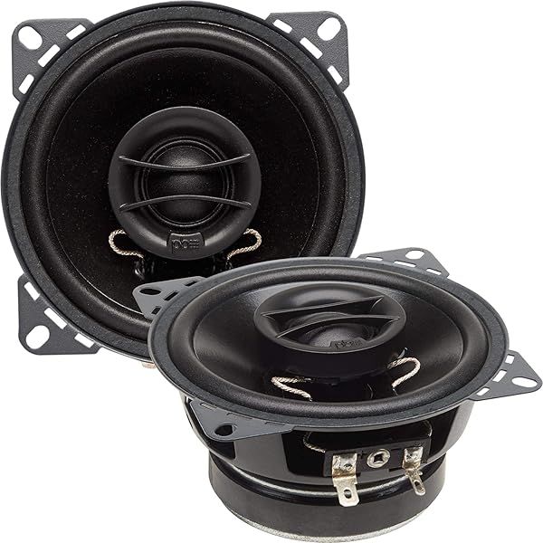 "Powerbass S-4002 4" Coaxial OEM Speakers - High-Quality Sound, Set of 2 (S4002) for Your Vehicle"
