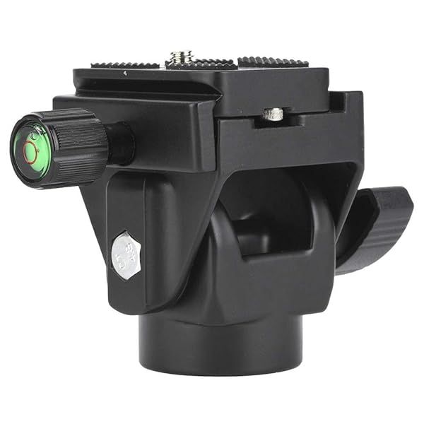 VD-12 Professional Metal Tilt Ball Head for Bird Watching & Photography - Quick Release Plate & Bubble Level for Tripods & DSLRs