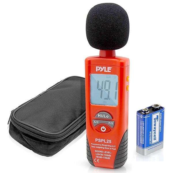 Buy Pyle SPL25 Digital Handheld Sound Level Meter - A/C Weighting for Musicians & Audio Pros | Fast Shipping!