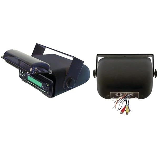 Buy Pyle PLMRCB3 Universal Marine Stereo Housing - Durable Black Full Chassis Casing