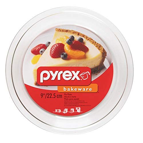 Buy Pyrex 9x1-1/4 Inch Pie Plate - Durable, Versatile Bakeware for Perfect Pies
