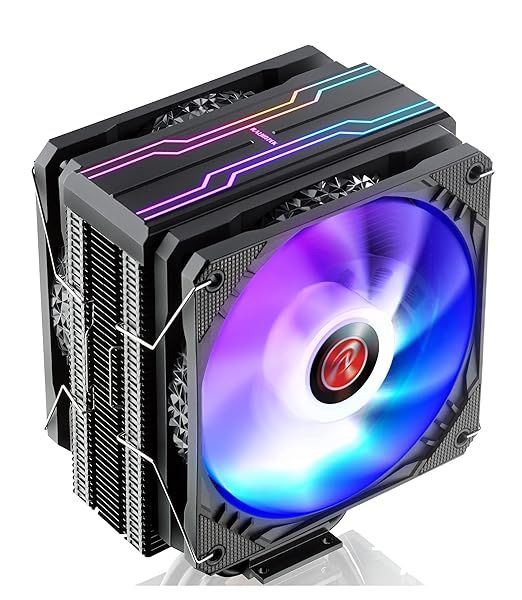 RAIJINTEK ELEOS 12 Duo RBW CPU Cooler: Dual 120mm Fans, RGB, Intel/AMD Compatible, LGA 1700
