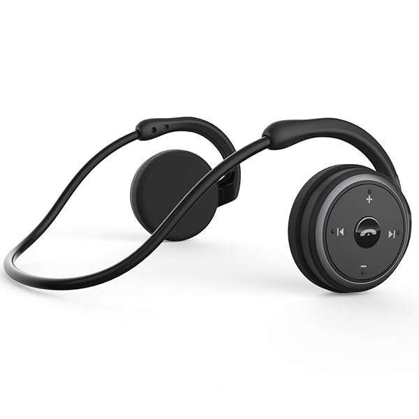 RTUSIA Wireless Bluetooth Headphones: 12-Hour Battery, Foldable Design & Microphone for Sports & Travel