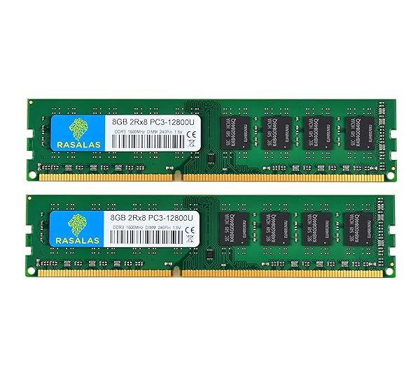 Upgrade Your PC with Rasalas 16GB DDR3L 1600MHz RAM Kit (2x8GB) - Fast, Reliable Memory for Enhanced Performance