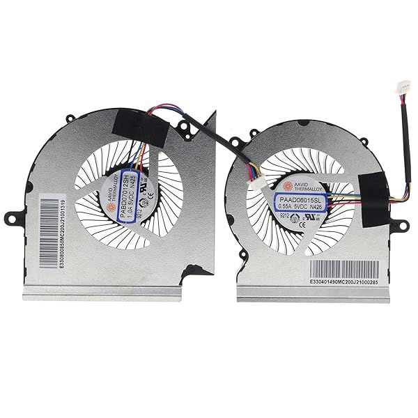 Replacement CPU & GPU Cooling Fan for MSI GE65 Raider, GL65, GP65, WE65 - Fast Shipping & Quality Parts