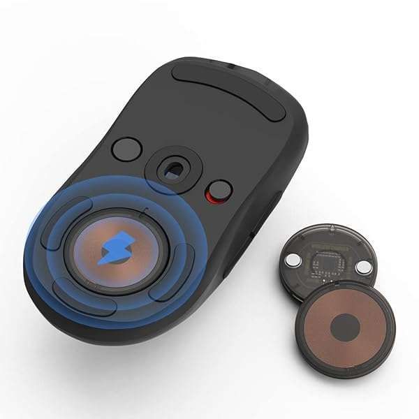 Logitech Wireless Charging Coin Replacement for G502, G903, PRO X Superlight 2 - Qi Compatible, Not for POWERPLAY