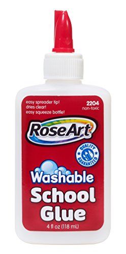 RoseArt 4-oz Washable School Glue - Versatile Crafting Essential (DDT65) - Safe & Easy to Use!