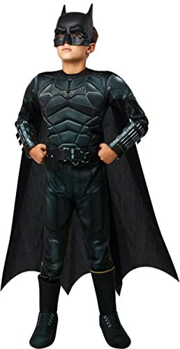 Rubies DC Comics Batman Deluxe Costume for Boys - Perfect for Halloween & Themed Parties (Small)