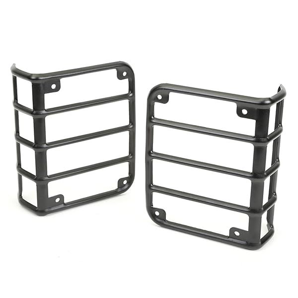 Rugged Ridge Euro Guard Kit for Jeep Wrangler JK (2007-2018) - Textured Black Tail Light Protection