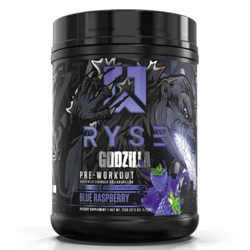 Ryse Noel Deyzel x Godzilla Pre Workout: Intense Energy, Focus & Pumps | 400mg Caffeine, Citrulline & Beta Alanine | 40 Servings