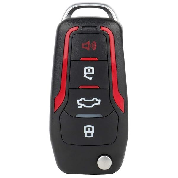 SELEAD 4-Button Key Fob for 2005-2013 Ford Mustang - Keyless Entry Remote 315 MHz, Antitheft System, US Stock
