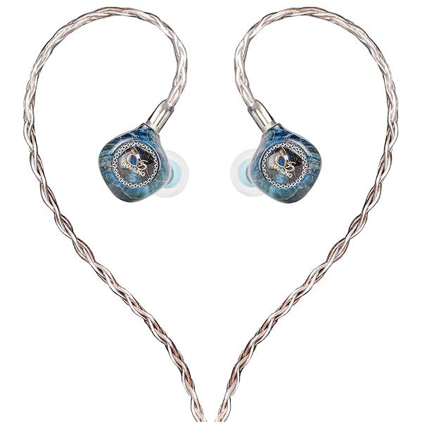 SHANLING MG600 HiFi Dynamic Driver Earbuds - High-Res Wired IEMs with Changeable Plugs for Phone, PC & Tablet