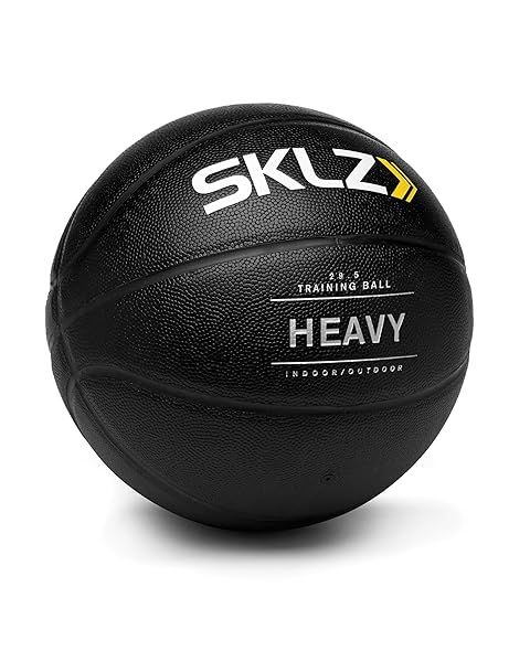 "SKLZ 3-lb Weighted Training Basketball - Durable 29.5" Dribbling Ball for Indoor/Outdoor Use"