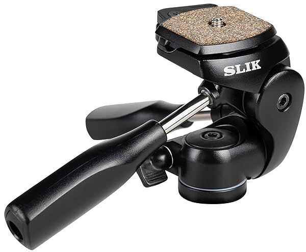 SLIK 206362 Able 300 DX N 3-Way Head: Ultimate Tripod Accessory for Photographers
