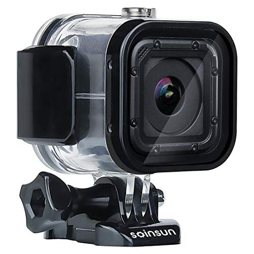 SOINSUN 60m Waterproof Dive Housing Case for GoPro Hero 5, 4 & Session - Ultimate Protection & Accessories